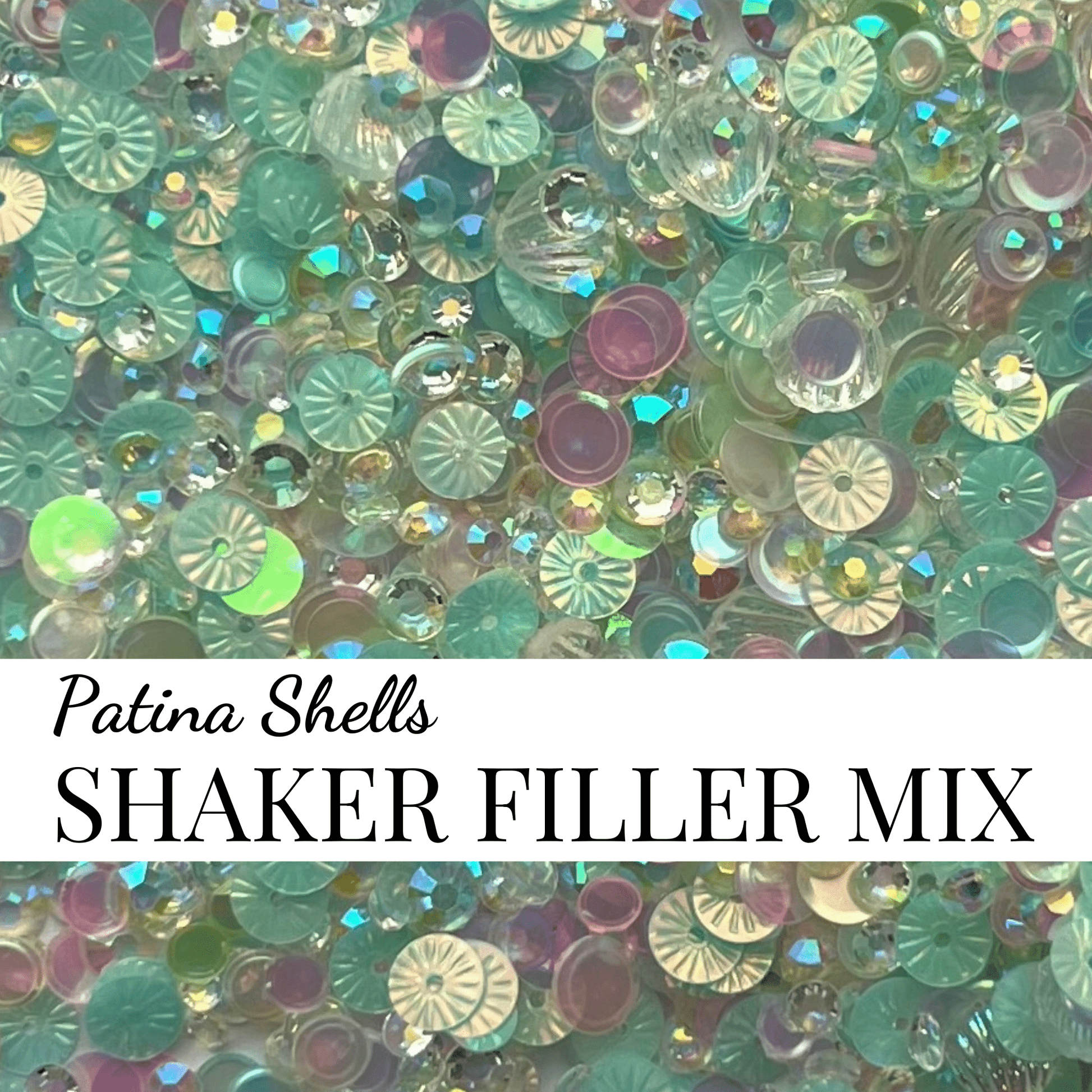 SHAKER FILLER MIX - SHELLS - CABOCHON