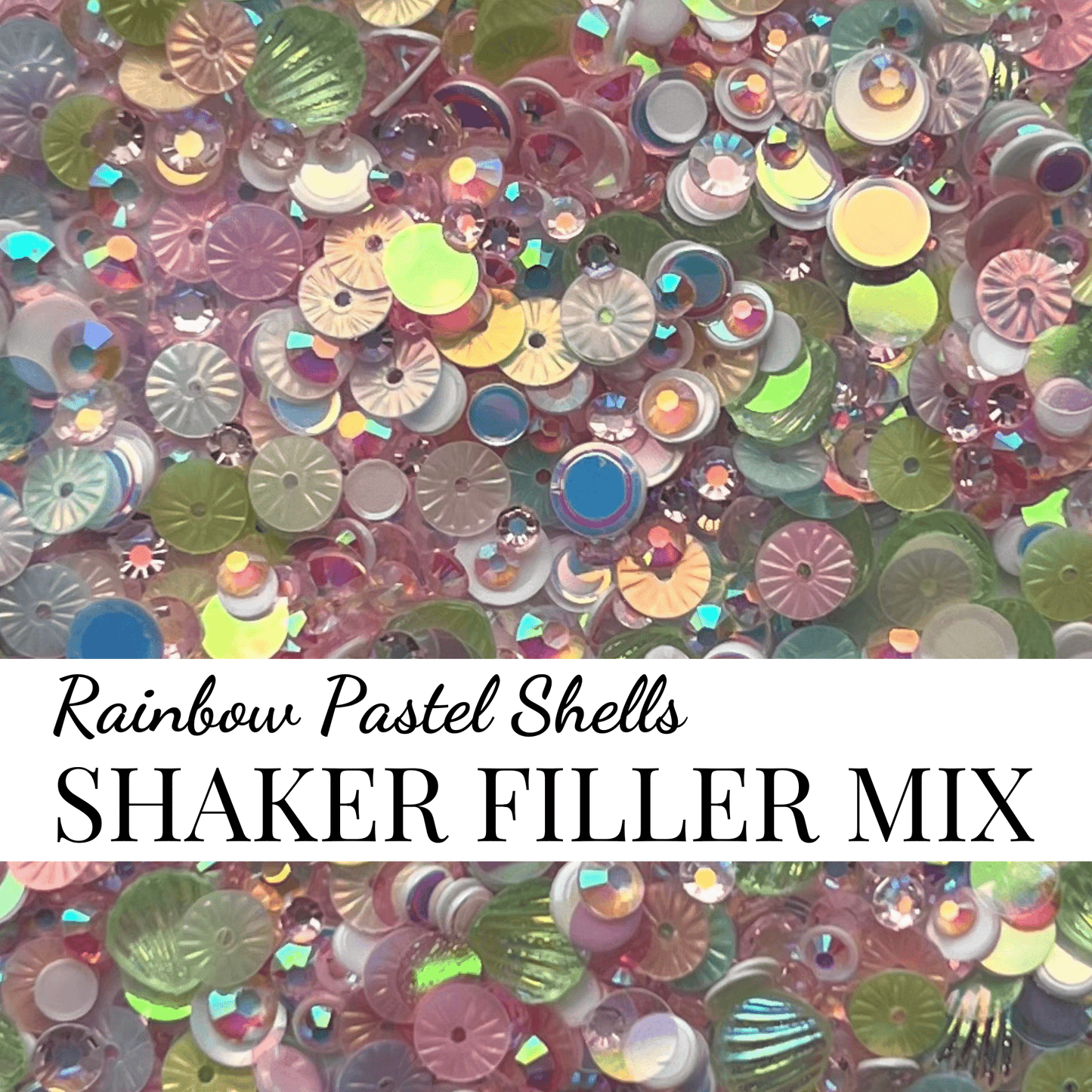 SHAKER FILLER MIX - SHELLS - CABOCHON
