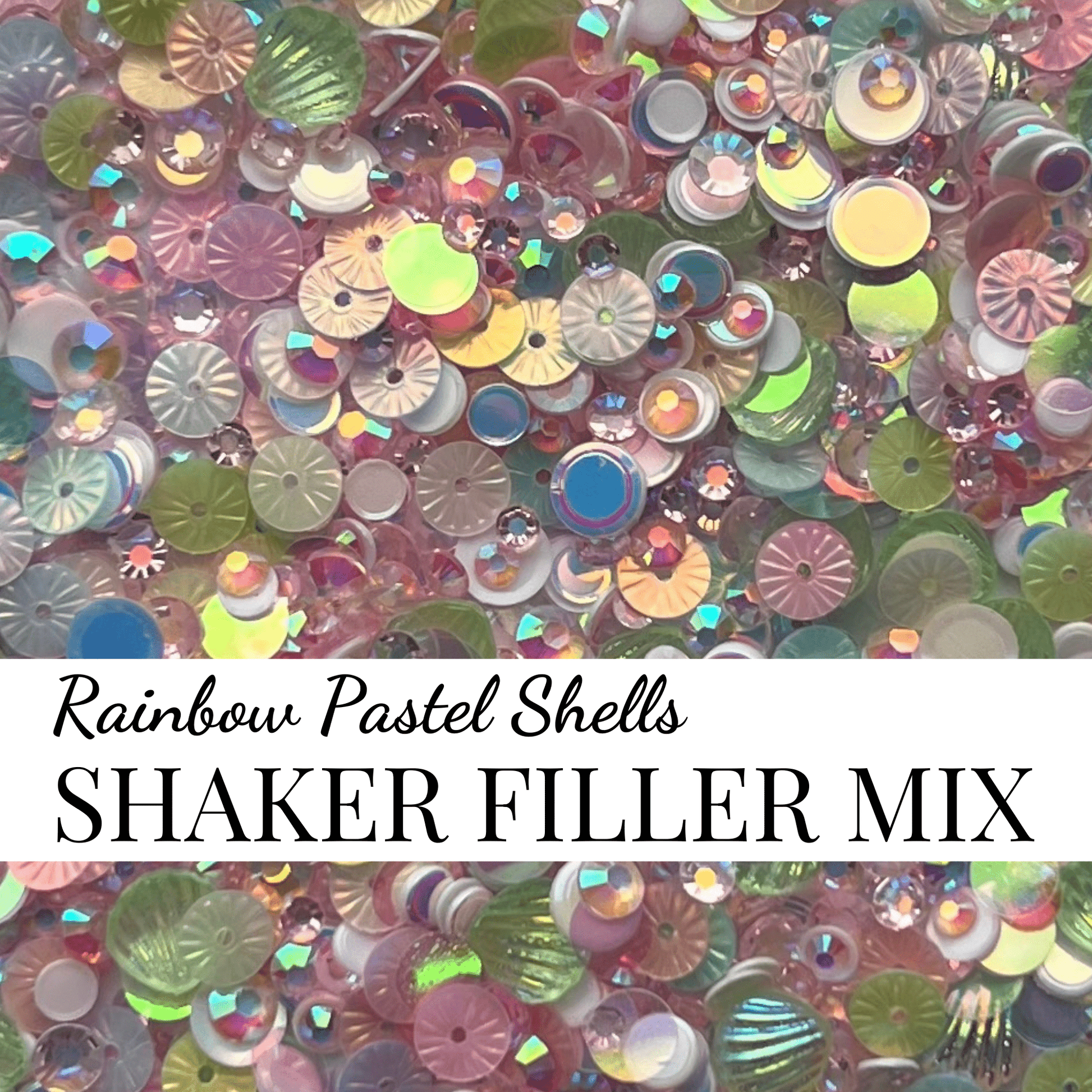 SHAKER FILLER MIX - SHELLS - CABOCHON