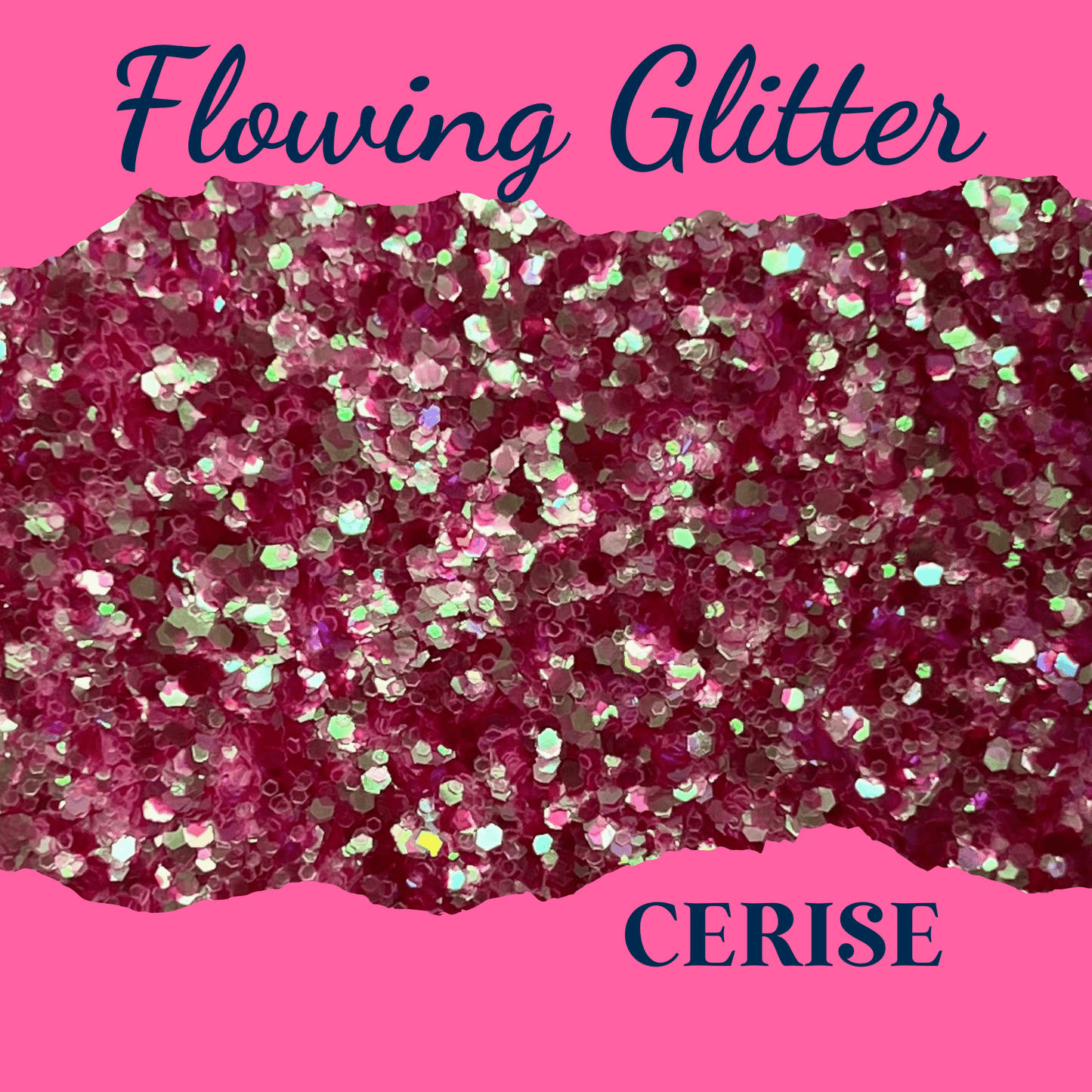 CERISE - Flowing Glitter - glitter