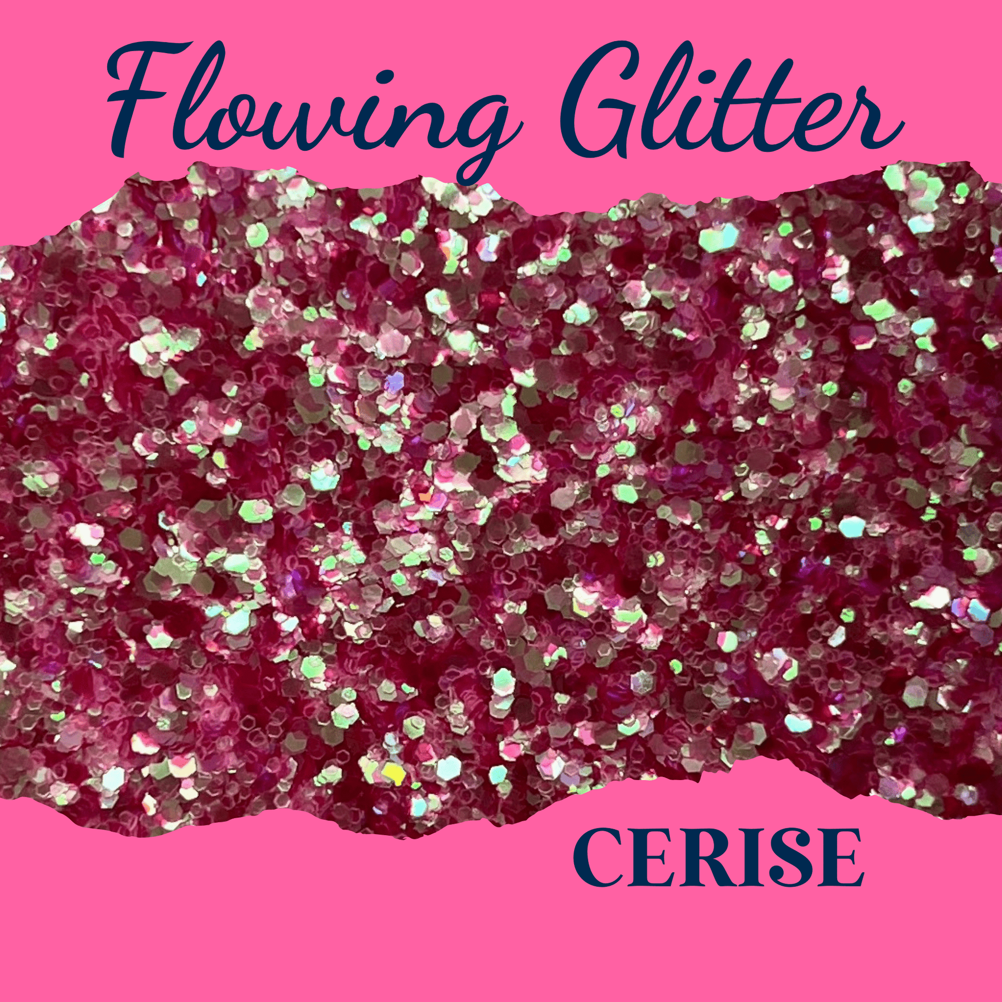 CERISE - Flowing Glitter - glitter
