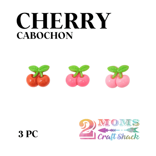CHERRY CABOCHON - CRAFT SUPPLIES