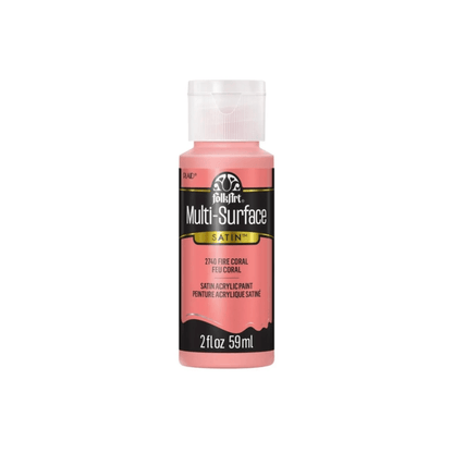 FolkArt ® Multi - Surface Satin Acrylic Paint - 2 oz - NEW