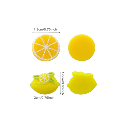 LEMON CABOCHONS - CRAFT SUPPLIES