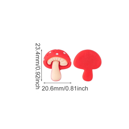 MUSHROOM CABOCHON - CRAFT SUPPLIES