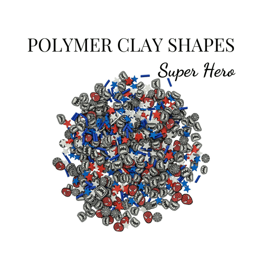 POLYMER CLAY SHAPES - SUPER HERO - CLAY