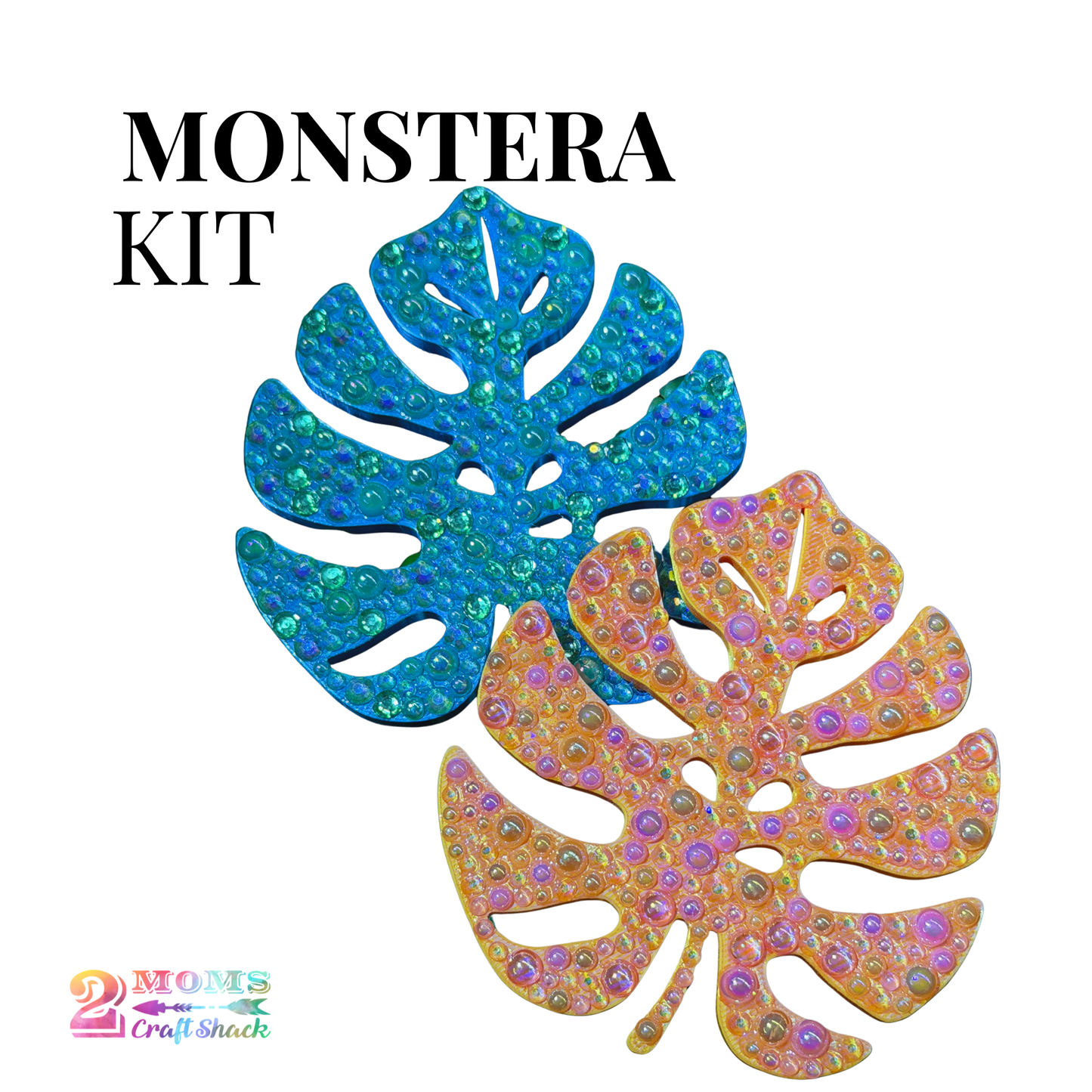 RHINESTONE KIT - MONSTERA LEAF - BUNDLE