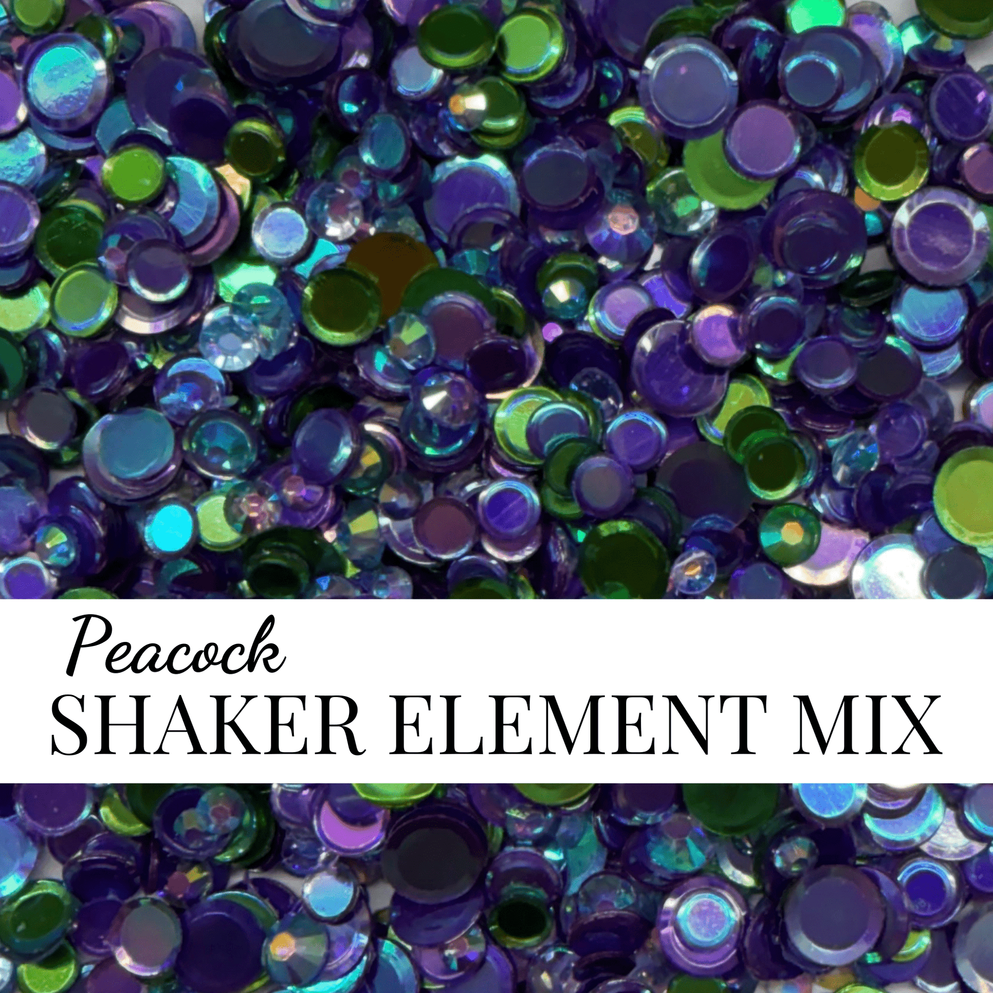 SHAKER FILLER MIX - PEACOCK - EMBELLISHMENT