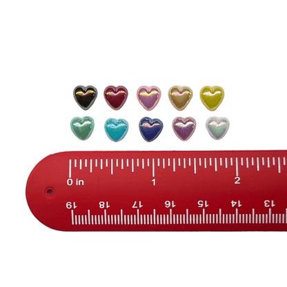 TINY HEART CABOCHONS - CABOCHON